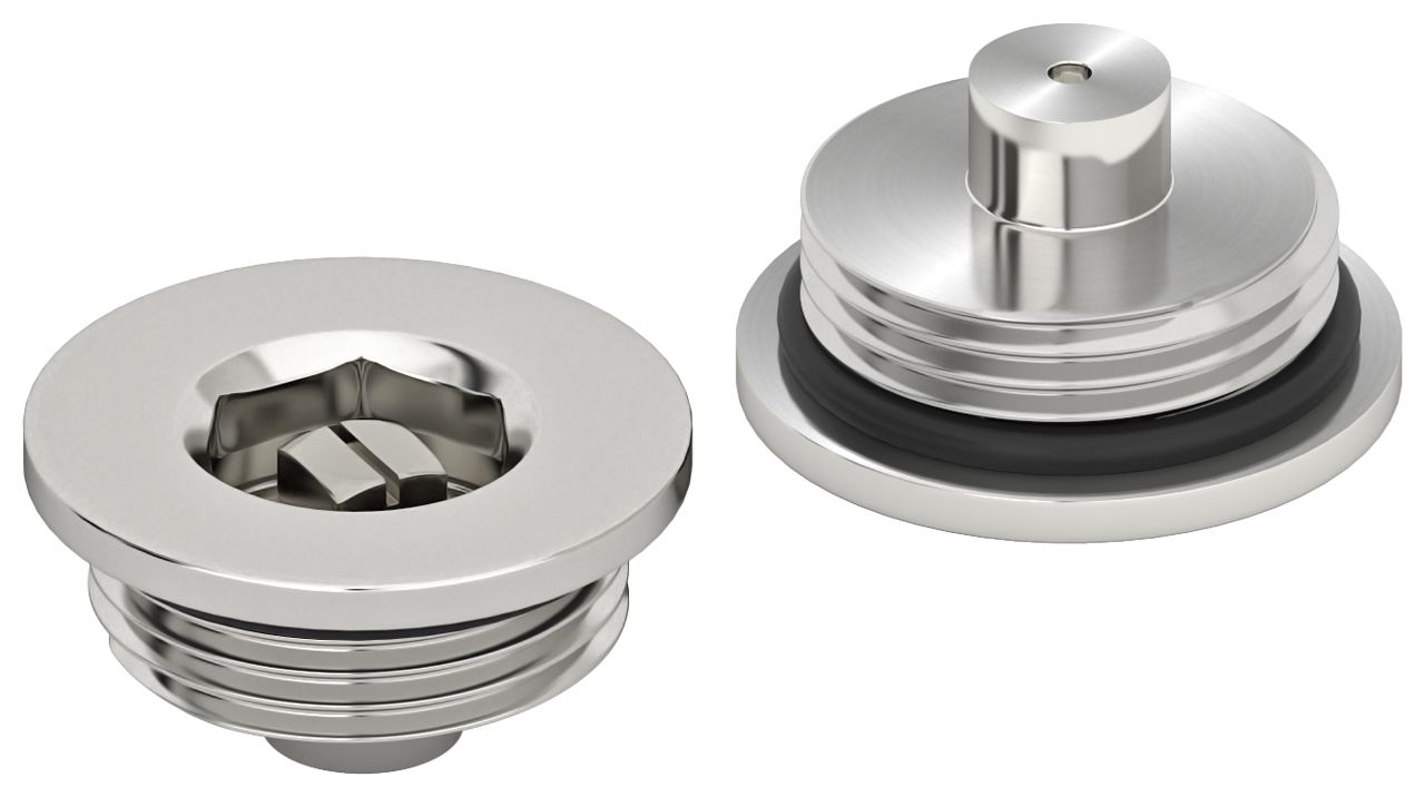 Заглушка с воздухоотдводчиком для ПС "Модус-ПРОФИ" d 26 мм (Без покрытия)