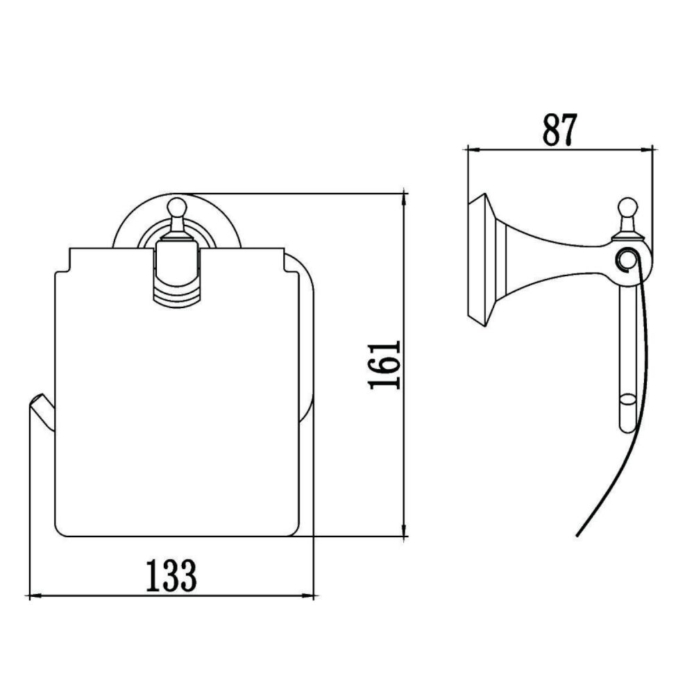 Держатель для туалетной бумаги Savol S-06951W, белый, артикул S-06951W