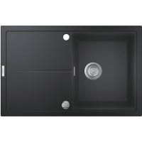 Мойка GROHE K400, 780 x 500 мм, черный гранит (31639AP0) Мойка GROHE K400, 780 x 500 мм, черный гранит (31639AP0)
