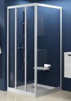 Стенка для душевого уголка Ravak APSS-80 белая+транспарент