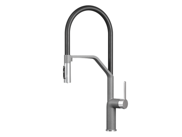 Смеситель для кухни GRANULA (9012, ГРАФИТ)