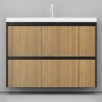 Тумба под раковину Velvex Klaufs 100.2Y tpKLA.100.2Y-617.217 подвесная Шатанэ Черная