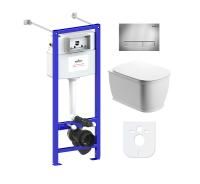 Комплект 6 в 1 Lavinia Boho Bell Pro Rimless 77050122, премиум с пластиковой клавишей