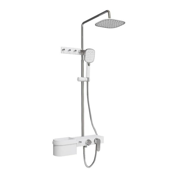 Душевая система Fixsen SLOT FX-9300, белая+хром