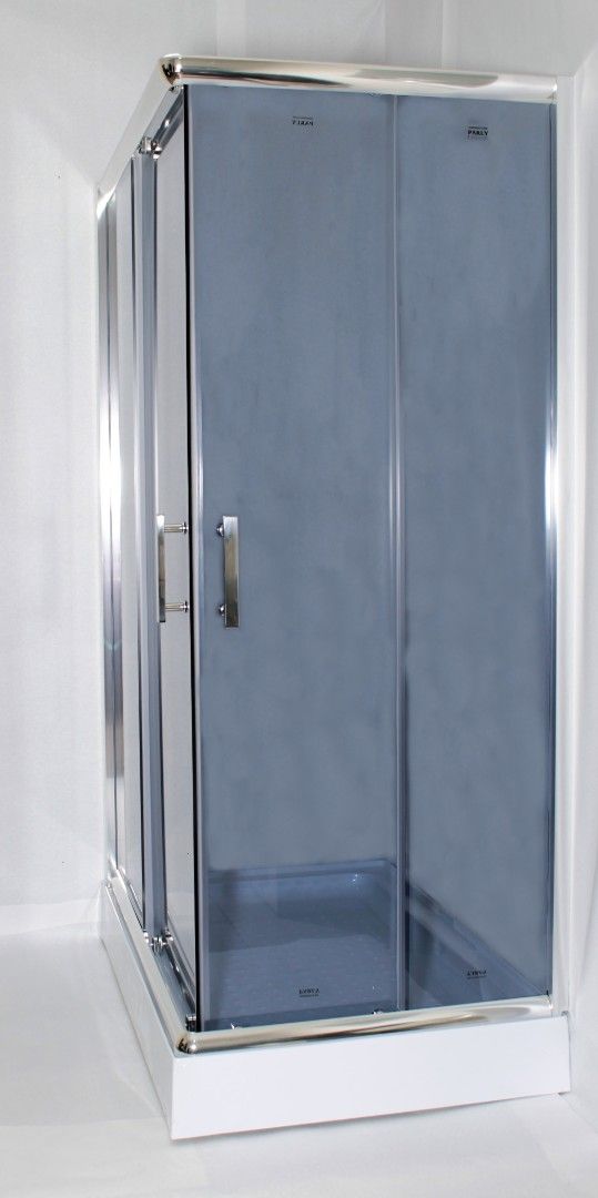 Уголок ZQ121G-L душевой PARLY с поддоном