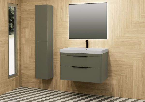 Комплект мебели IBX Round, 2 ящика 1050 мм, цвет белый глянцевый лак