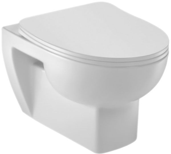 E4570-00 унитаз ODEON UP подвесной без ободка (бел)