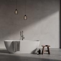 Ванна, DEA Design, Soul, ширина, мм-1700, глубина, мм-720, высота, мм-560, водоизмещение (л)-290, тип установки-отдельностоящий, форма-прямоугольная, материал-Solid surface, цвет-белый матовый (Matt White, Bianco Opaco)