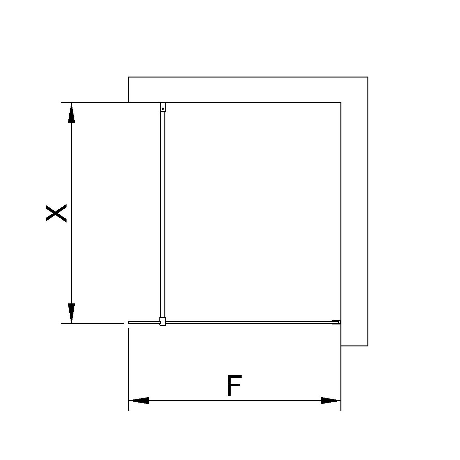 Перегородка для душа RGW WA-002B (1000, Матовое-Сатинат)