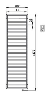 Электрический полотенцесушитель Zehnder Subway Inox SUBEI-150-060/ID Нержавеющая сталь Электрический полотенцесушитель Zehnder Subway Inox SUBEI-150-060/ID Нержавеющая сталь