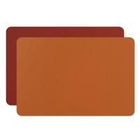 ADJ Прямоугольный плейсмат, 45x30 см., цвет: коньяк/бордо