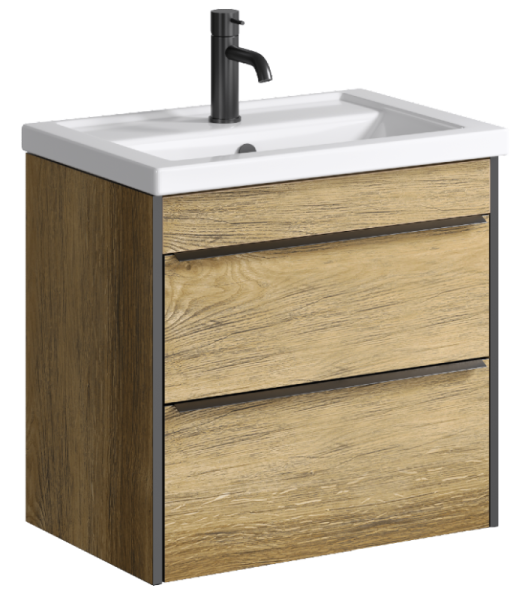 "Fargo" тумба под умывальник, цвет дуб балтийский, FRG0106DB, ТМ «AQWELLA»