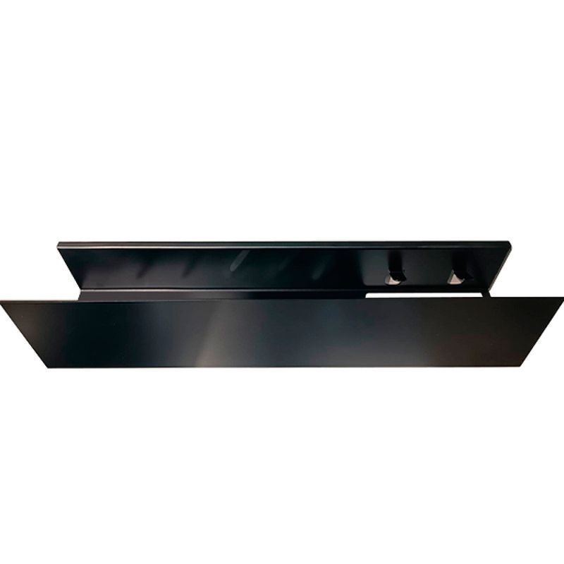 Полка Aquanet Магнум Н 50x12 черная матовая, с крючками Полка Aquanet Магнум Н 50x12 черная матовая, с крючками