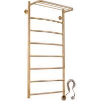 Электрический полотенцесушитель Secado Милан 4 50х100 с полкой Бронза