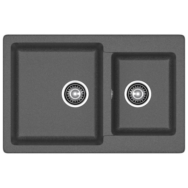Кухонная мойка GranFest PRACTIK 780K, графит