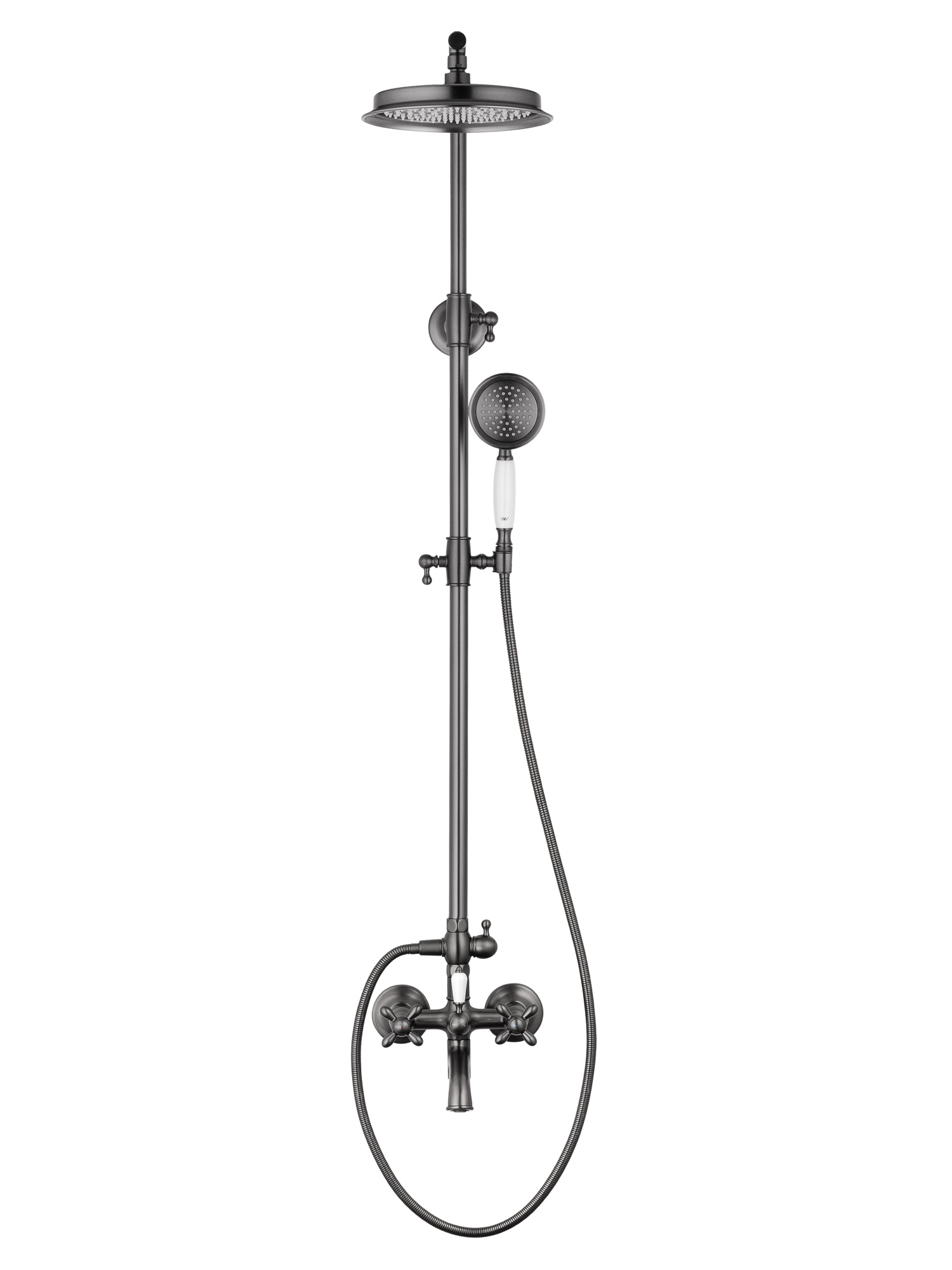 Душевая система WONZON & WOGHAND RETRO, Темный графит (WW-88739020-BGM)