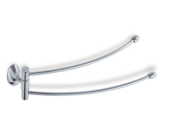 Stil Haus Zefiro, полотенцедержатель двойной поворотный, цвет хром