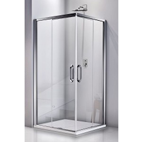Душевой уголок Good Door Antares CR-100 100х100 профиль Хром стекло прозрачное