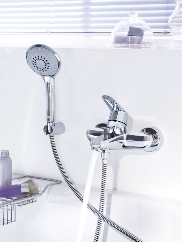 Смеситель для ванны GROHE Eurodisc Cosmopolitan с душевым гарнитуром, хром (33395002) Смеситель для ванны GROHE Eurodisc Cosmopolitan с душевым гарнитуром, хром (33395002)
