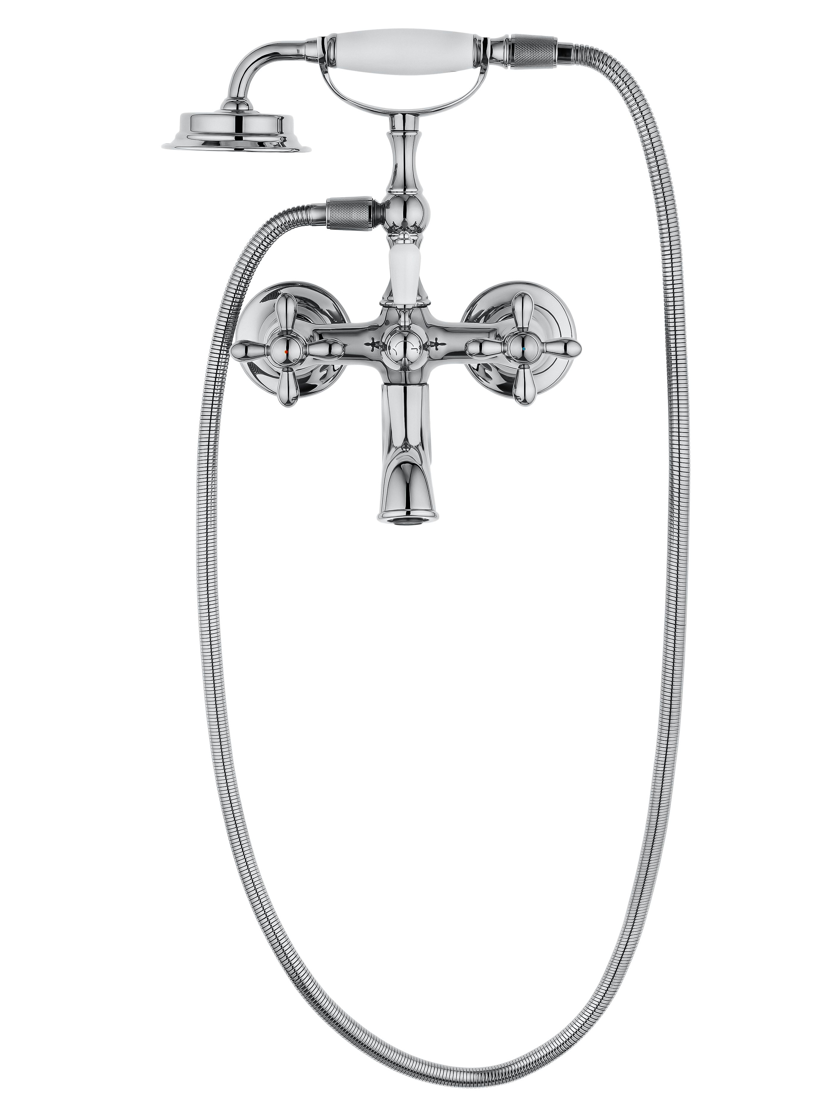 Смеситель для ванны с душем WONZON & WOGHAND RETRO, Хром (WW-88639020-CR)