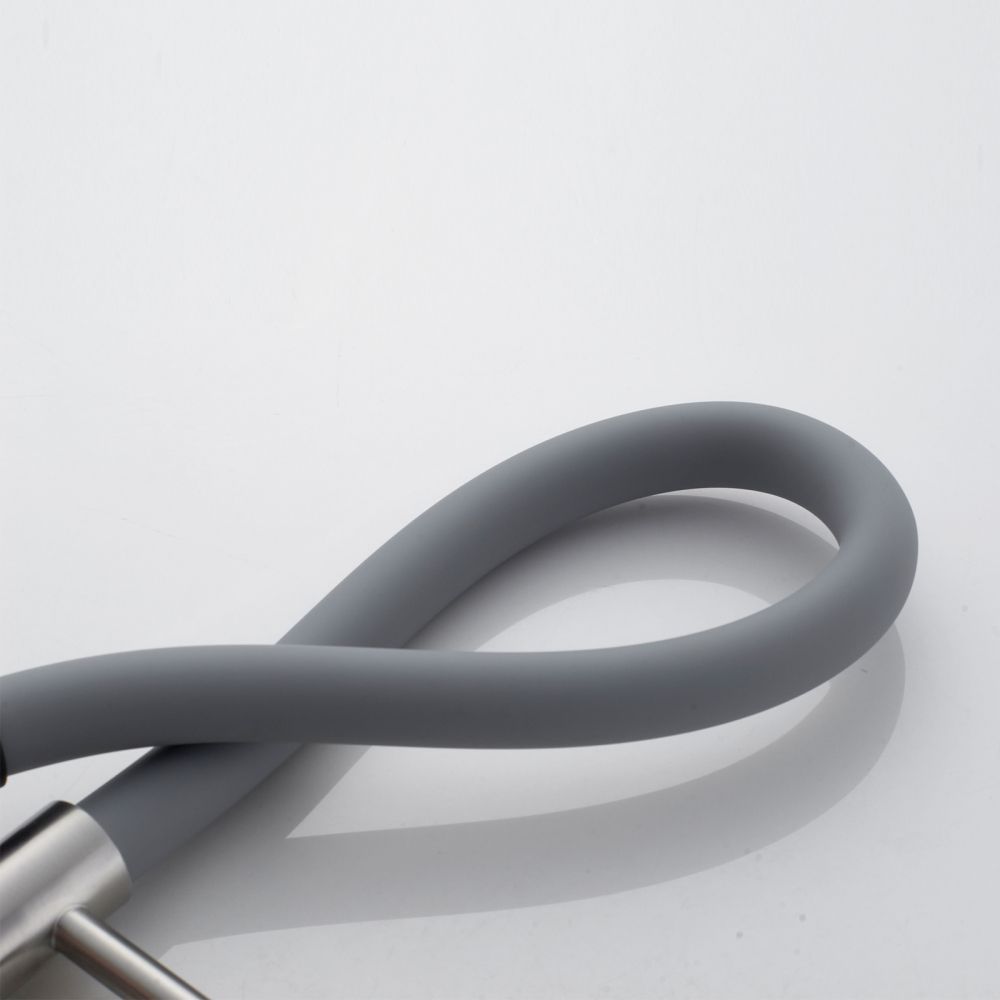 Смеситель для кухни с гибким изливом и режимом "душ" Shevanik S123L-9, сатин