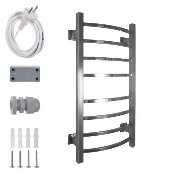 Электрический полотенцесушитель Energy Grand 800x400 Хром