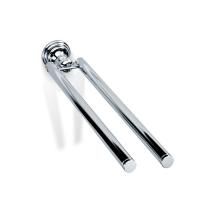 Decor Walther Classic HTH2 Полотенцедержатель двойной, поворотный, подвесной, цвет: хром