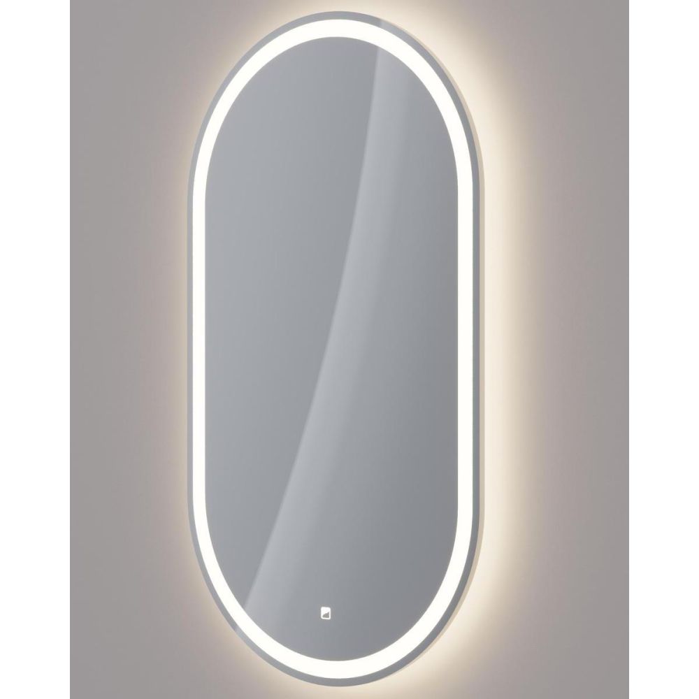 Зеркало Dreja Luno 55x100 см, белый, артикул 99.2007