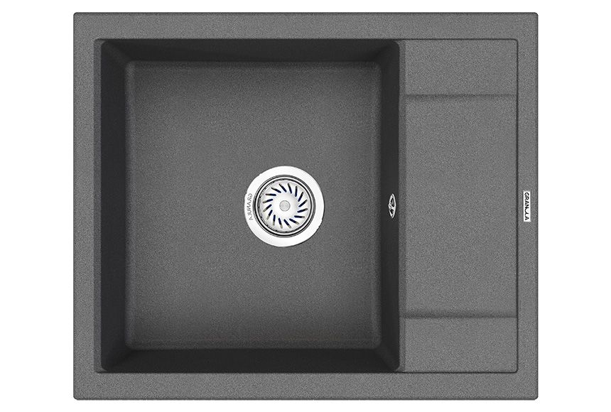 Кухонная мойка Granula 6002, ГРАФИТ, артикул 6002, ГРАФИТ