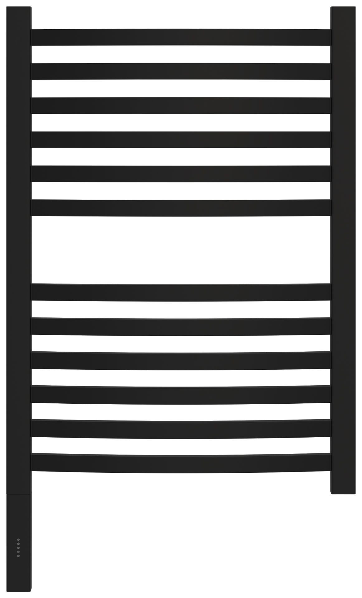 Полотенцесушитель электрический АРКУС 3.0 600х400 МЭМ левый (Матовый чёрный)