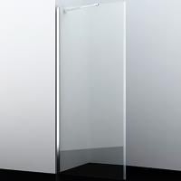 Душевая перегородка WasserKRAFT Aller 100 10H10-RP100 Fixed профиль Хром стекло прозрачное