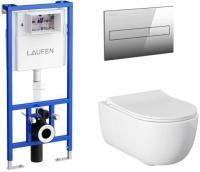 Унитаз с инсталляцией Allen Brau Priority 00301296/8.9466.0.000.000.1 белый глянец