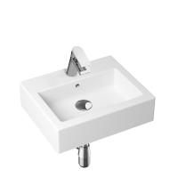 Комплект 4 в 1 Lavinia Boho Bathroom Sink 21510329, накладная фарфоровая раковина 50.5 см, смеситель, латунный сифон, донный клапан quick-clac