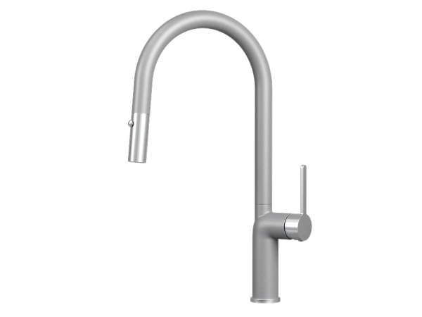 Смеситель для кухни GRANULA (9010, АЛЮМИНИУМ)