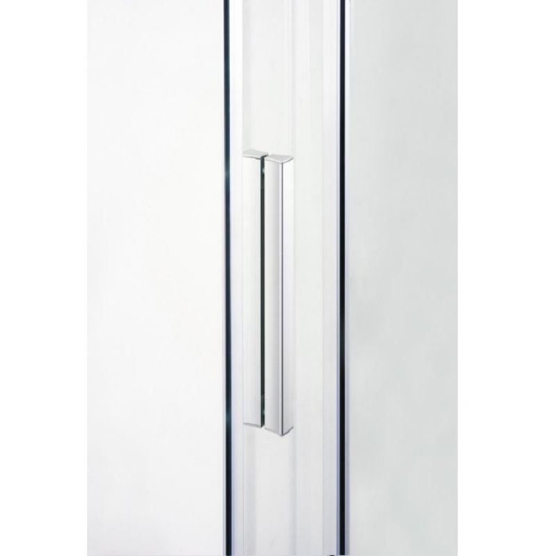 Душевая дверь в нишу Cezares RELAX-BF-1-120-C-Bi профиль Белый стекло прозрачное