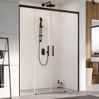 Душевая дверь в нишу Radaway Idea Black DWD 180 профиль Черный стекло прозрачное Душевая дверь в нишу Radaway Idea Black DWD 180 профиль Черный стекло прозрачное