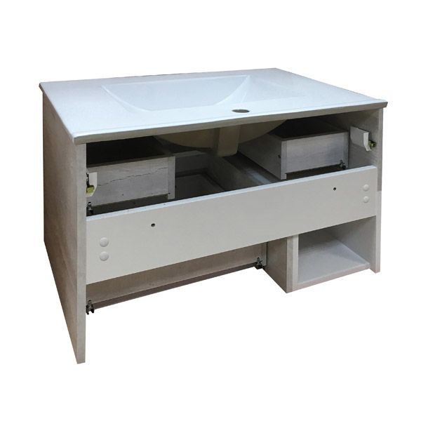 Тумба с раковиной Comforty Турин 75 4144200 Дуб бежевый