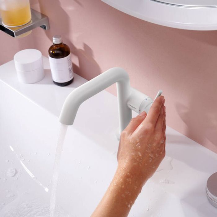 Смеситель для раковины, Hansgrohe, Tecturis S, CoolStart EcoSmart+, тип открывания воды-однорычажный, тип регулирования воды-керамический картридж, монтаж-на раковину/столешницу, отверстия для монтажа-1, высота, мм-161, вынос излива, мм-130, тип излива-не Смеситель для раковины, Hansgrohe, Tecturis S, CoolStart EcoSmart+, тип открывания воды-однорычажный, тип регулирования воды-керамический картридж, монтаж-на раковину/столешницу, отверстия для монтажа-1, высота, мм-161, вынос излива, мм-130, тип излива-не