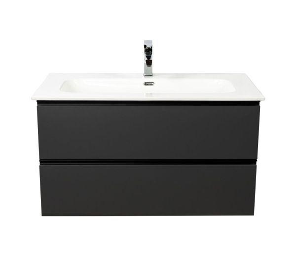 Комплект мебели Visobath Granada, 1000 мм, цвет пепельный матовый лак (Ceniza)