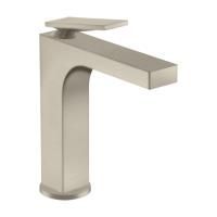 AX CitterioСмеситель для раковины160,незап.сли  , цвет шлифованный никель