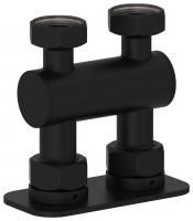 Модуль, Сунержа, прямой EU50, для отопительных приборов, ширина,мм-100, глубина,мм-50, высота,мм-99, присоединение-2 х НГ G 3/4" / 2 х НГ G 3/4", материал-нержавеющая сталь, цвет-чёрный матовый Модуль, Сунержа, прямой EU50, для отопительных приборов, ширина,мм-100, глубина,мм-50, высота,мм-99, присоединение-2 х НГ G 3/4" / 2 х НГ G 3/4", материал-нержавеющая сталь, цвет-чёрный матовый