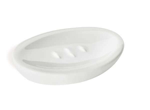 Stil Haus Zefiro, настольная керамическая мыльница, цвет белая керамика