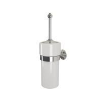 Devon Cavendish Ерш для унитаза подвесной, колба - керамика белая, цвет держателя  хром