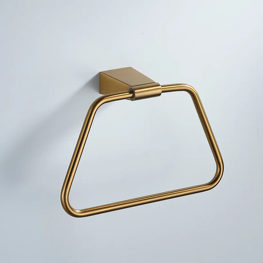 Кольцо для полотенец Shevanik SG5706G, золотой сатин