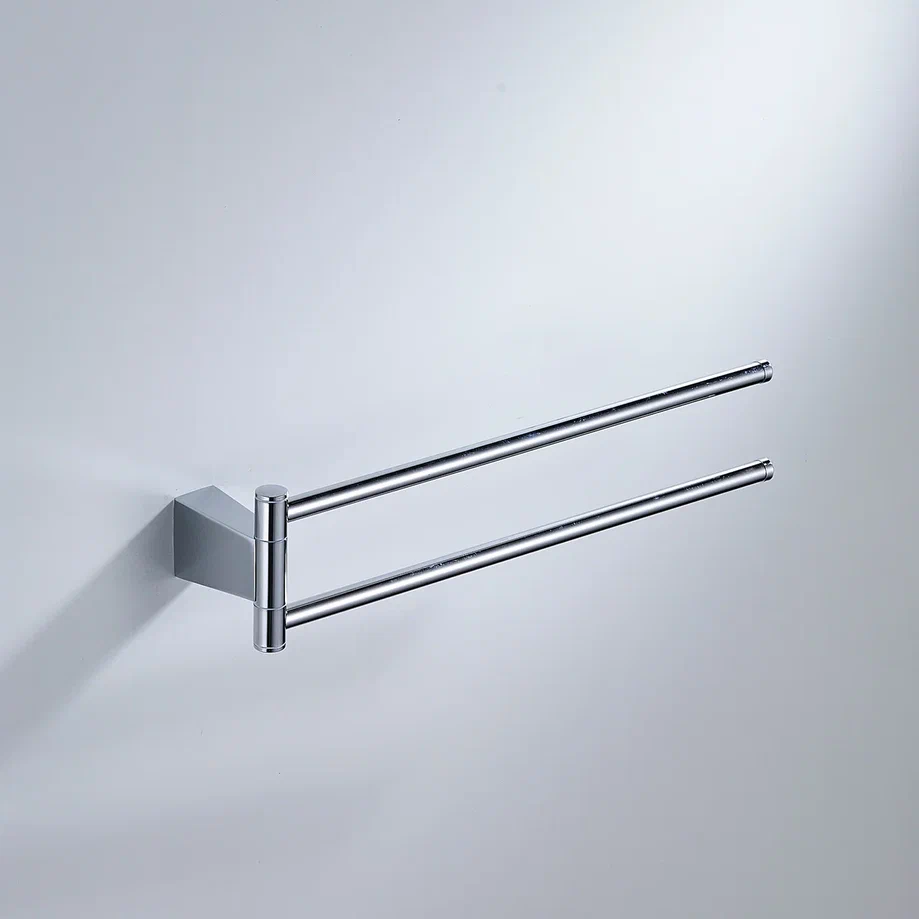 Полотенцедержатель поворотный двойной Shevanik SG5707, хром