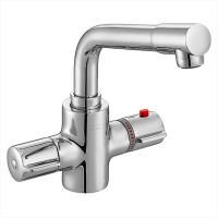 Смеситель для раковины E.C.A. Thermostatic 102108730 с термостатом Хром Смеситель для раковины E.C.A. Thermostatic 102108730 с термостатом Хром