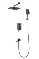 Душевая система встраиваемая WONZON & WOGHAND EDGE, Темный графит (WW-88939003-BGM)