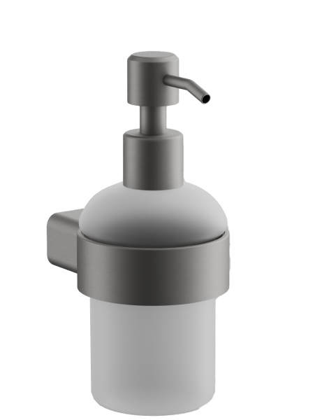 Дозатор жидкого мыла BELZ B90727, оружейная сталь