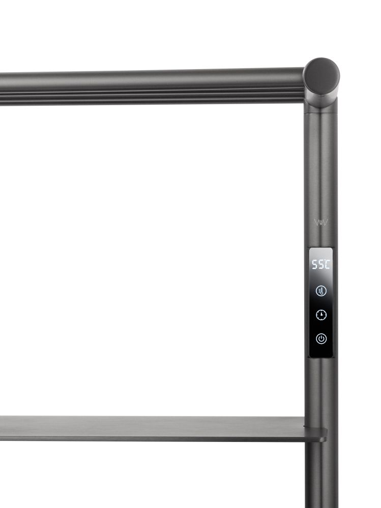 Полотенцесушитель электрический WONZON & WOGHAND DÜSSELDORF, Темный графит (WW-A208-GM)