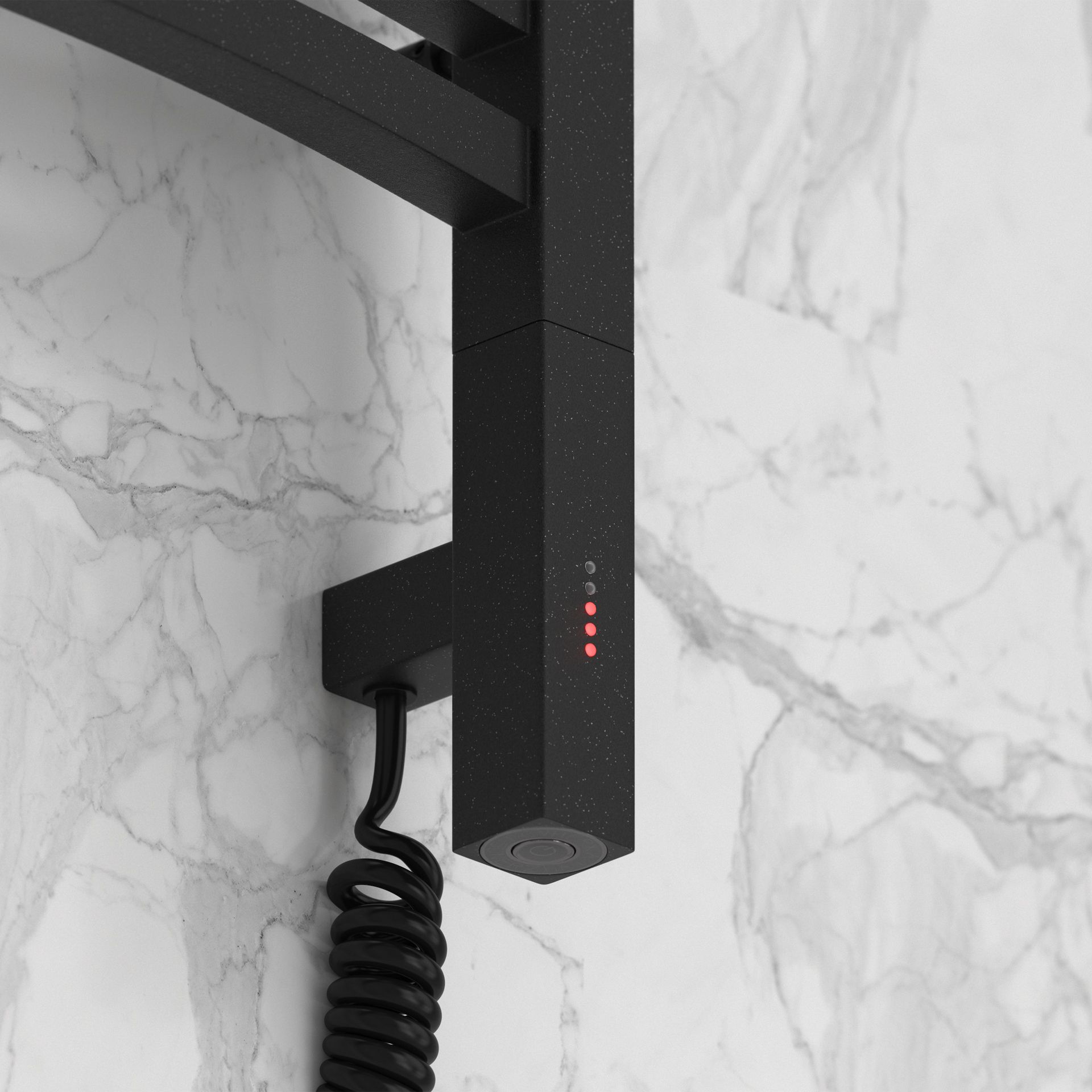 Полотенцесушитель электрический АРКУС 3.0 1000х500 МЭМ правый (Тёмный титан муар)